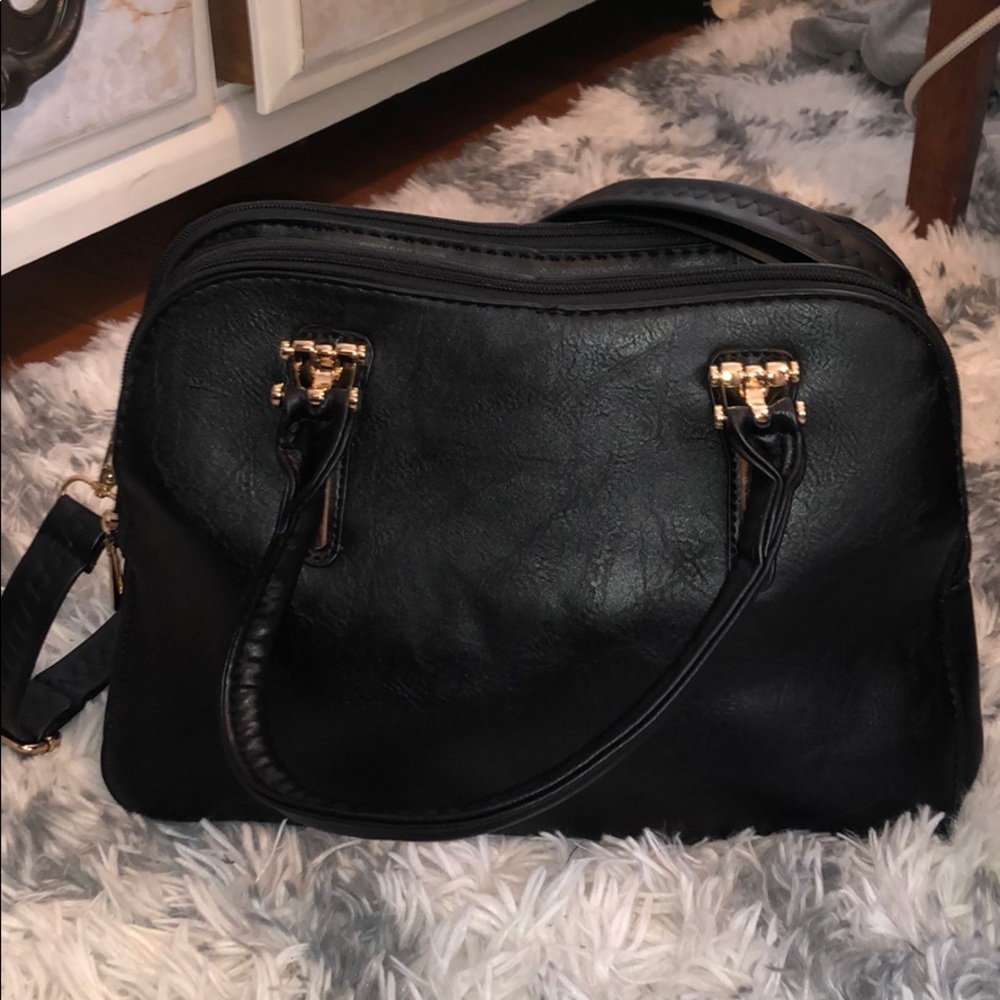 Black handbag